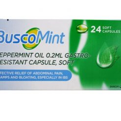 BuscoMint Peppermint Oil 0.2ml Gastro-Resistant Capsules for IBS Relief